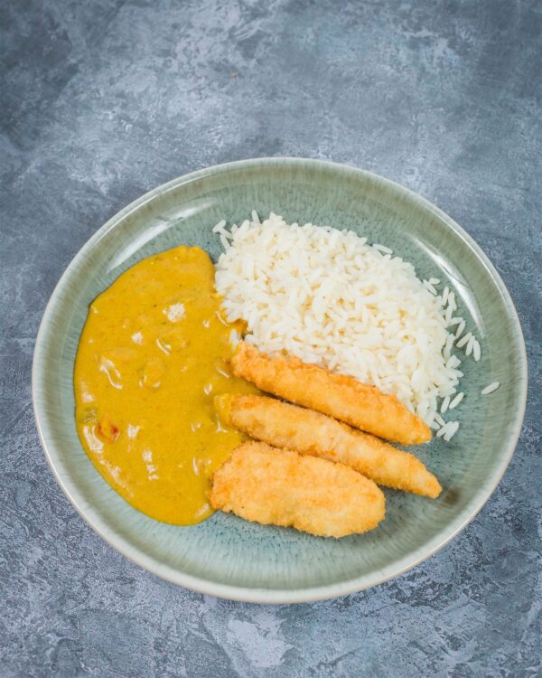 Chicken and Mango Curry and Rice