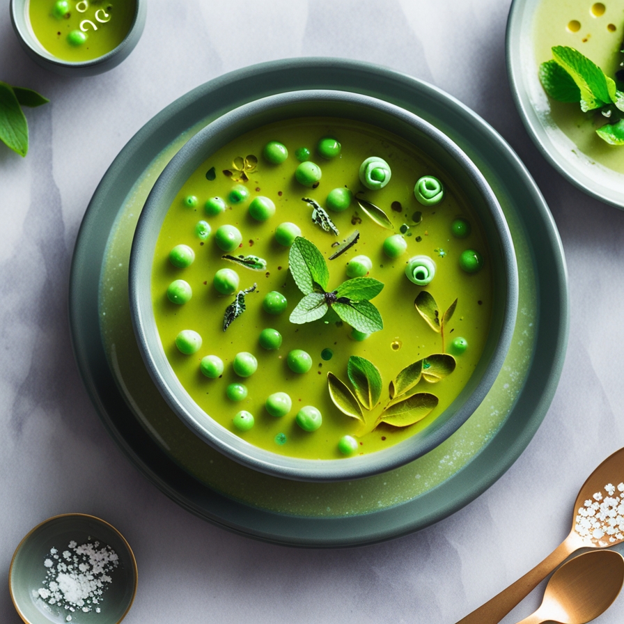 Pea and Mint