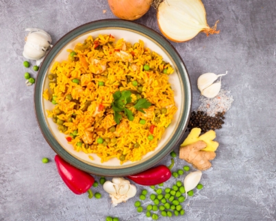 Peri Peri Chicken Stir Fry and Rice