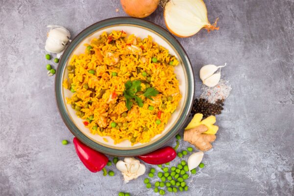 Peri Peri Chicken Stir Fry and Rice