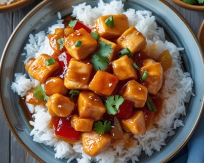 Butter Chicken Rice and Noodle