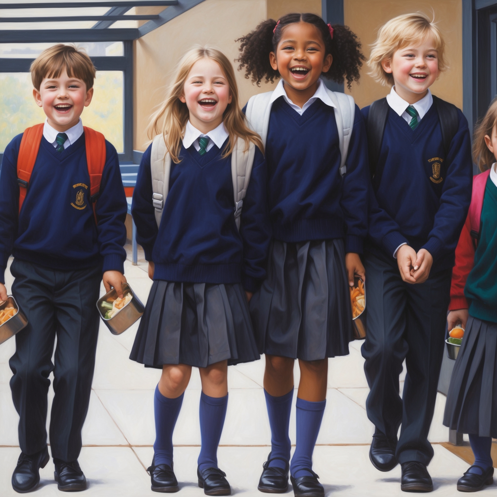 Leonardo_Phoenix_10_A_group_of_lively_school_kids_their_faces_0