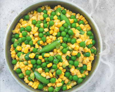 Peans And Corn
